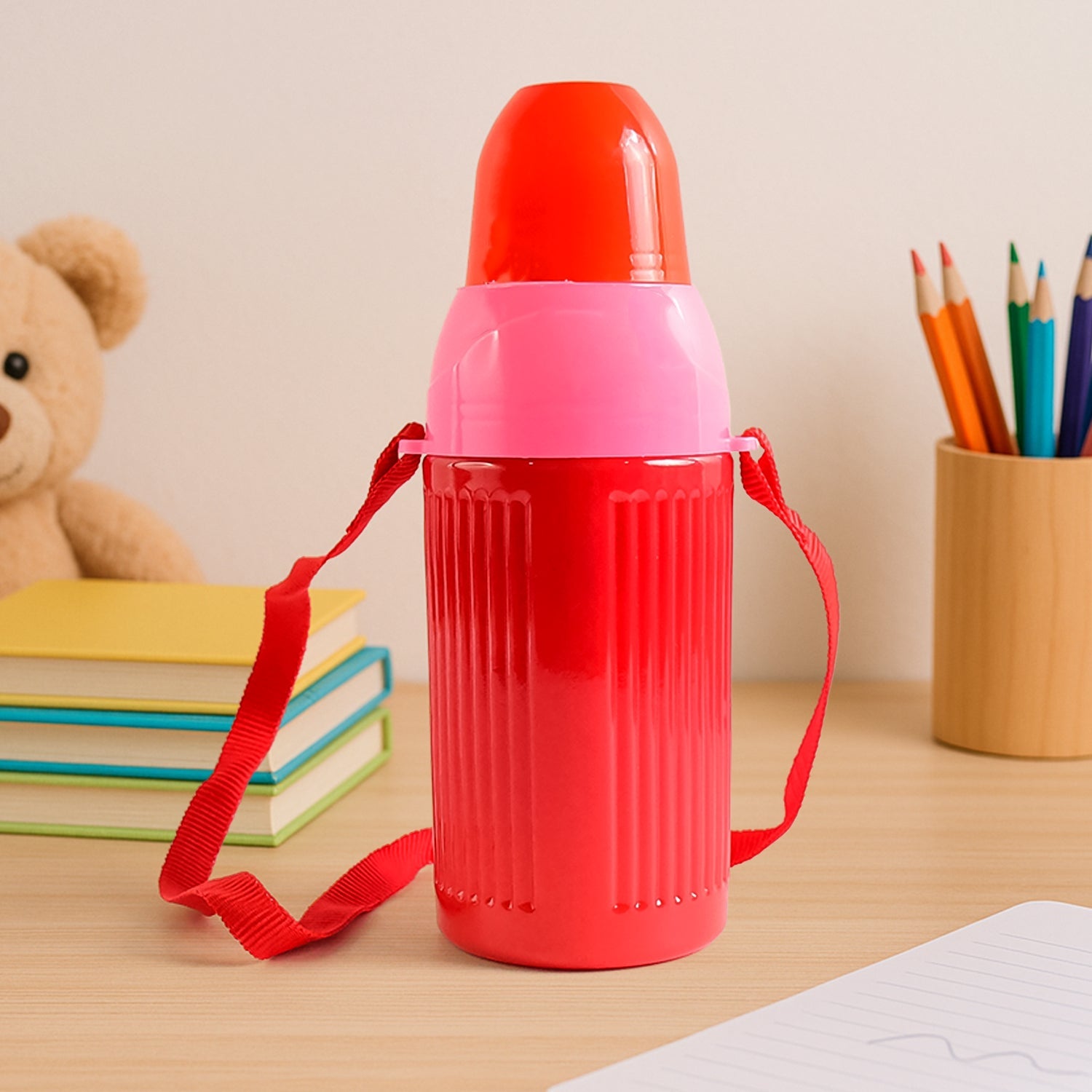 500ML Kids Insulated Plastic Water Bottle (1 Pc) 500ML Kids Insulated Plastic Water Bottle (1 Pc)